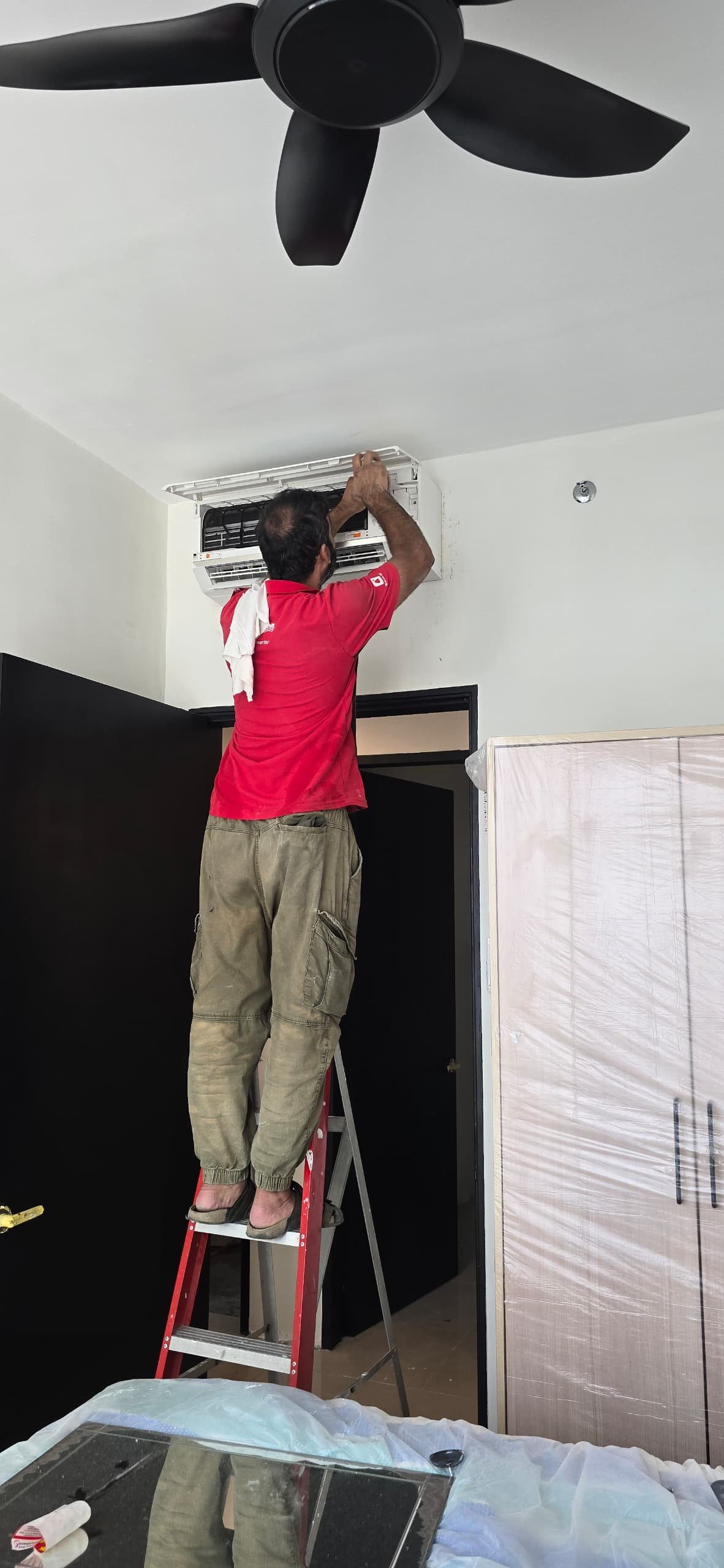 Professional air conditioning work