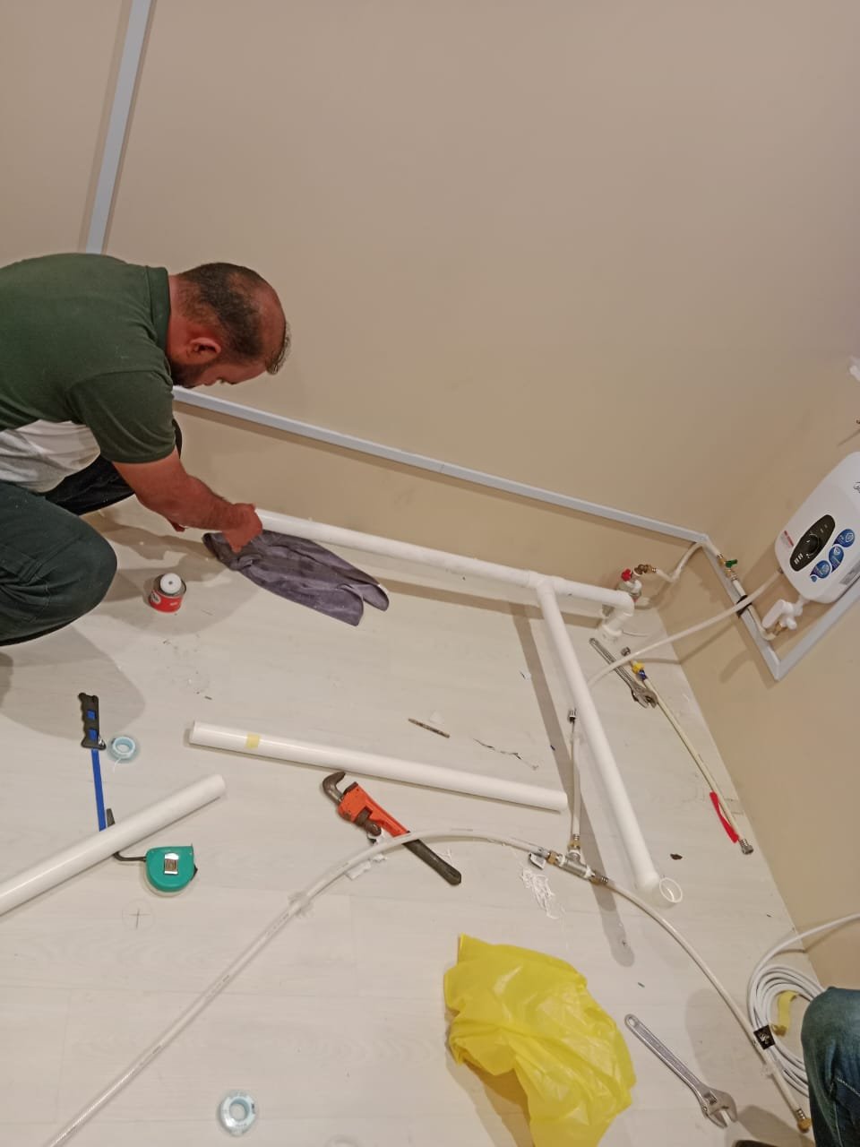 Professional plumbing work