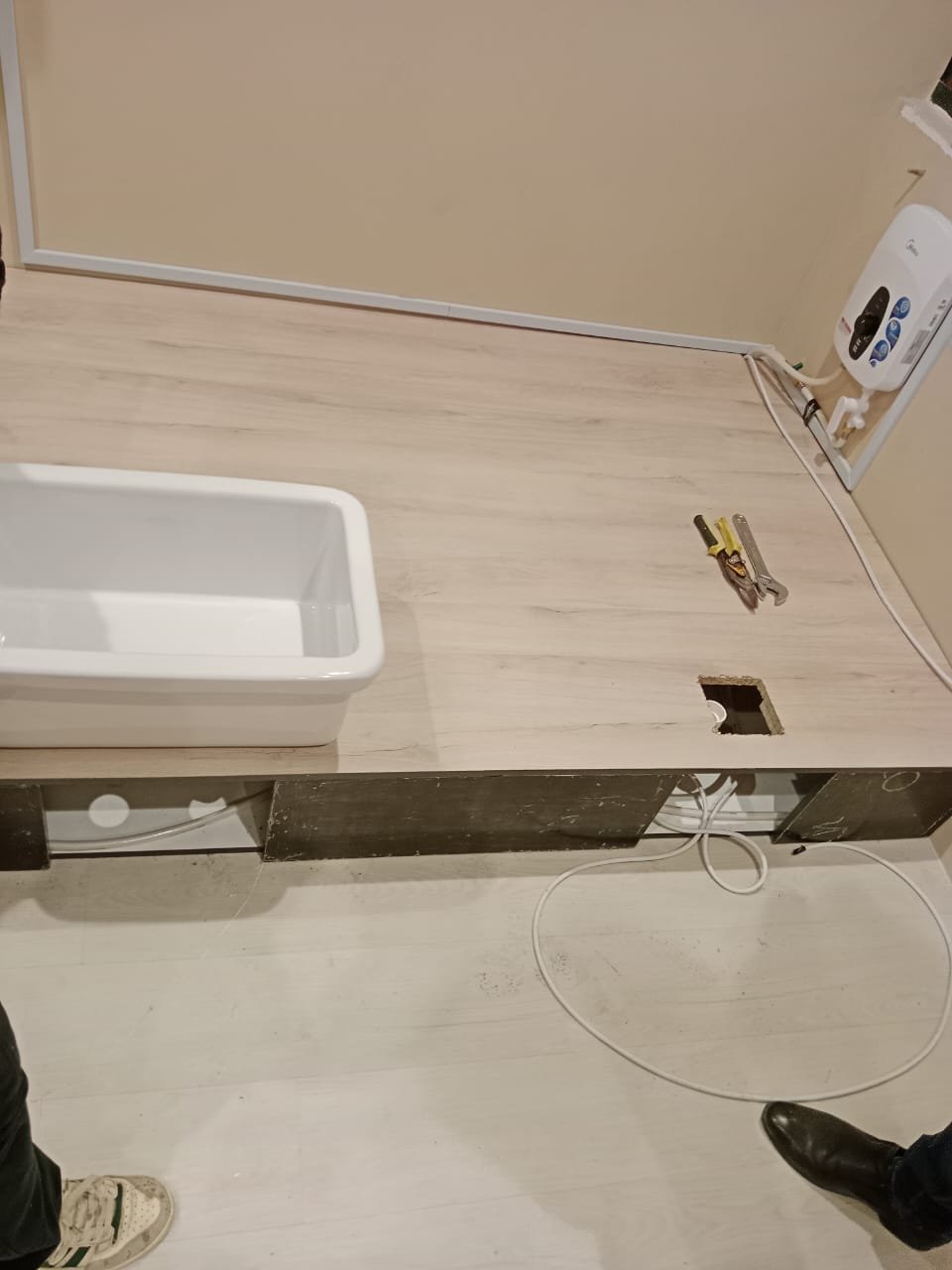 Professional plumbing work