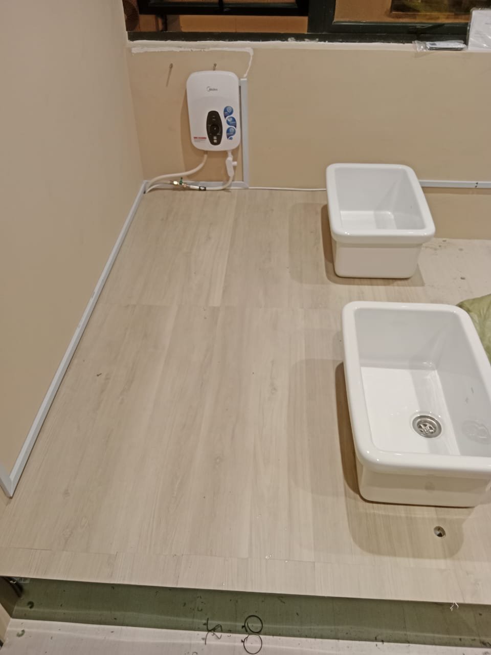 Professional plumbing work