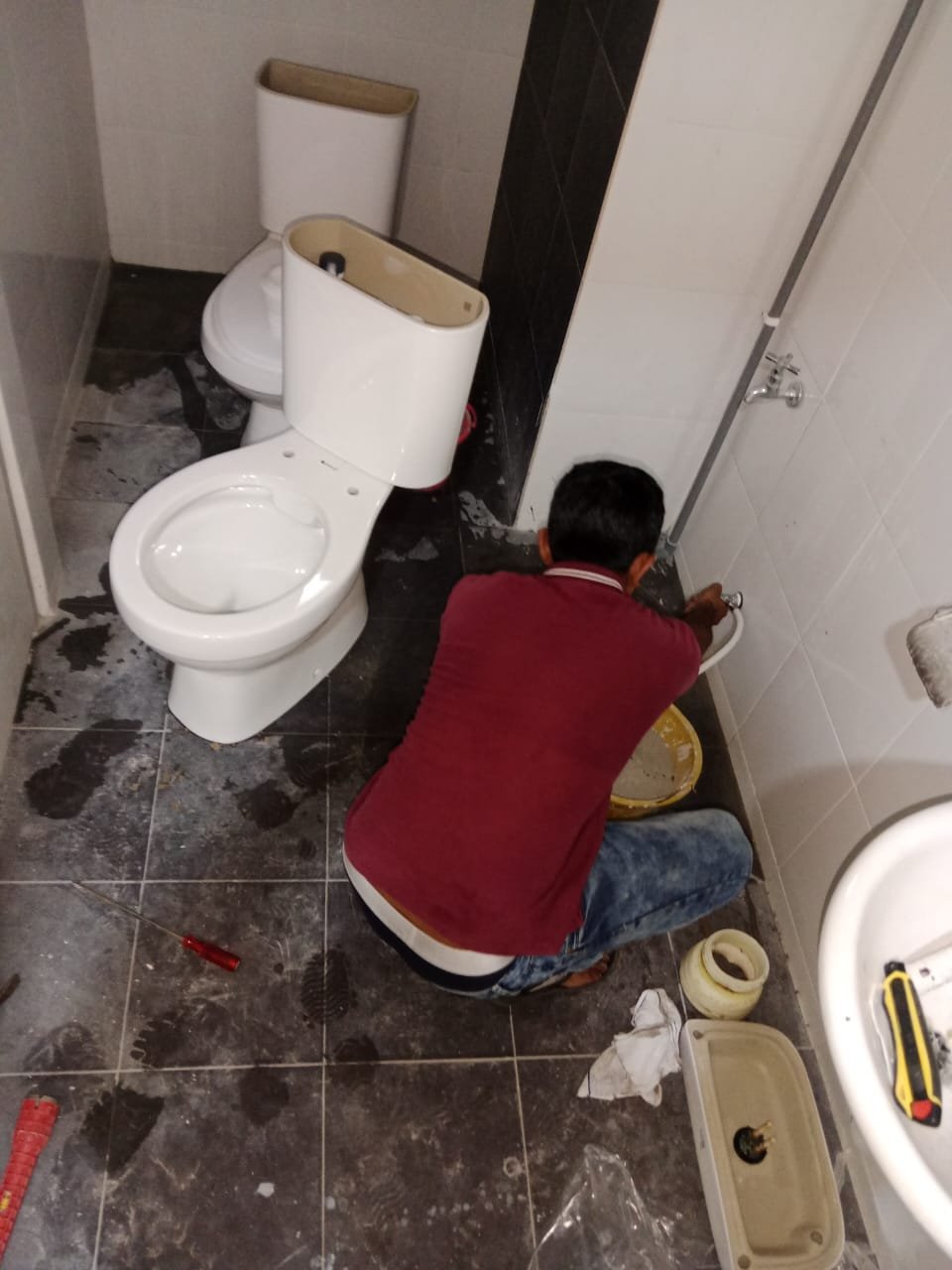 Professional plumbing work