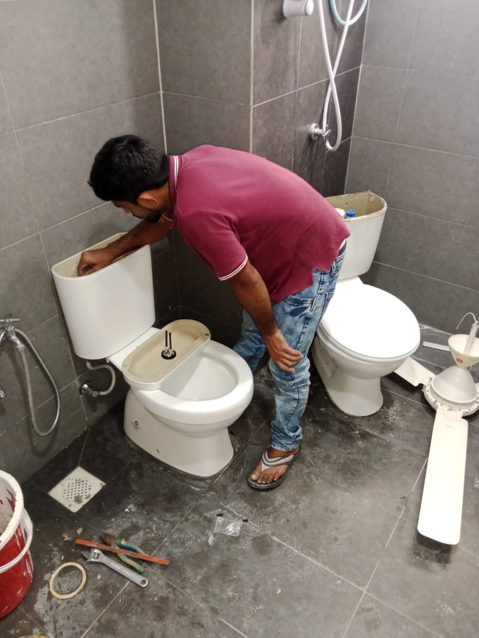 Professional plumbing work
