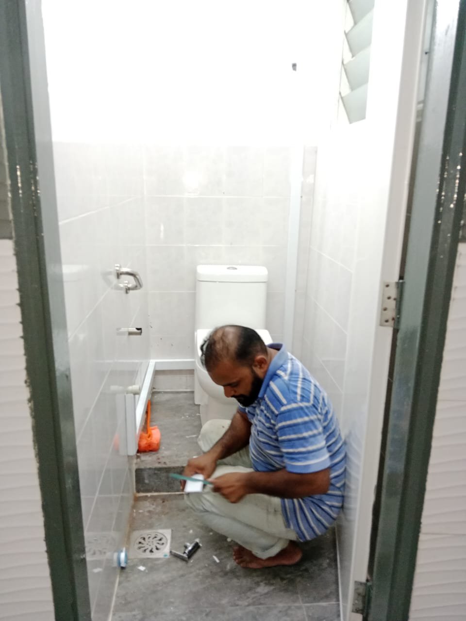 Professional plumbing work